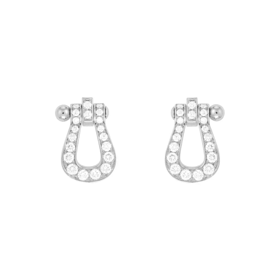 [Kincade Jewelrys]FORCE 10 FULL DIAMOND STUD EARRINGS MINI MODEL