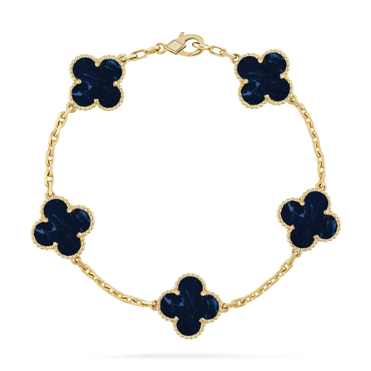[Kincade]CLOVER 5 MOTIF PIETERSITE BRACELET COLLECTION