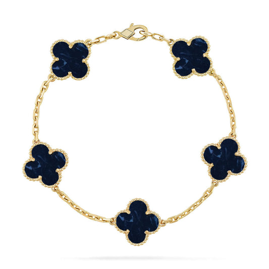[Kincade]CLOVER 5 MOTIF PIETERSITE BRACELET COLLECTION