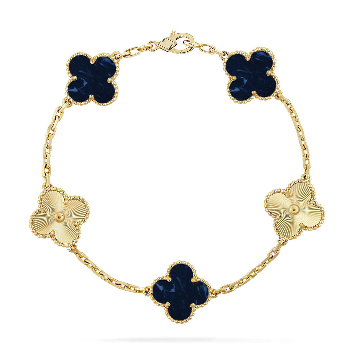 [Kincade]CLOVER 5 MOTIF PIETERSITE BRACELET COLLECTION