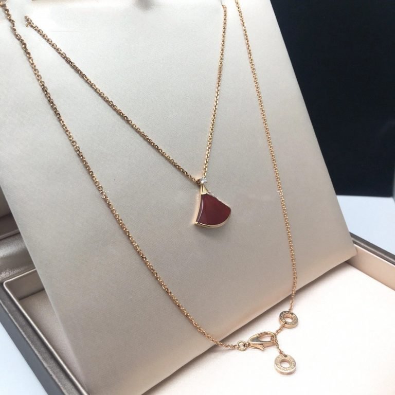 [Kincade Jewelrys]DREAM NECKLACE CARNELIAN 1 DIAMOND
