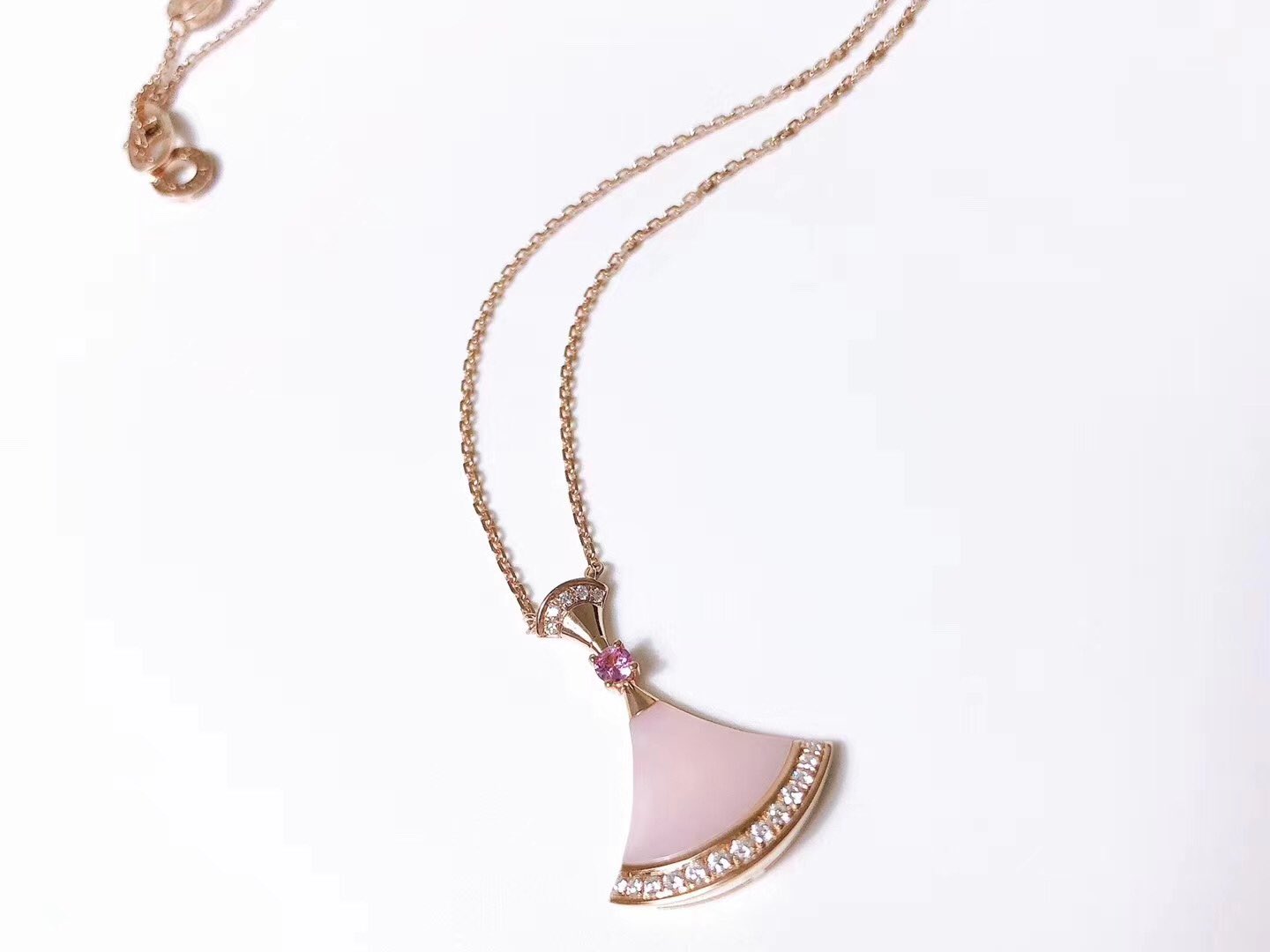 [Kincade Jewelrys]DREAM NECKLACE PINK MOP DIAMOND