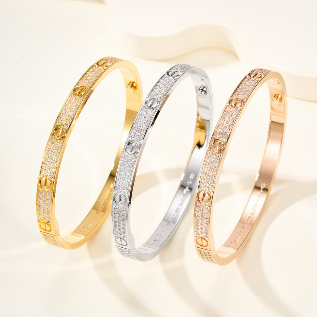 [Kincade]LOVE BRACELET 4.8MM DIAMOND-PAVED