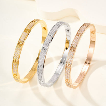 [Kincade]LOVE BRACELET 4.8MM DIAMOND-PAVED