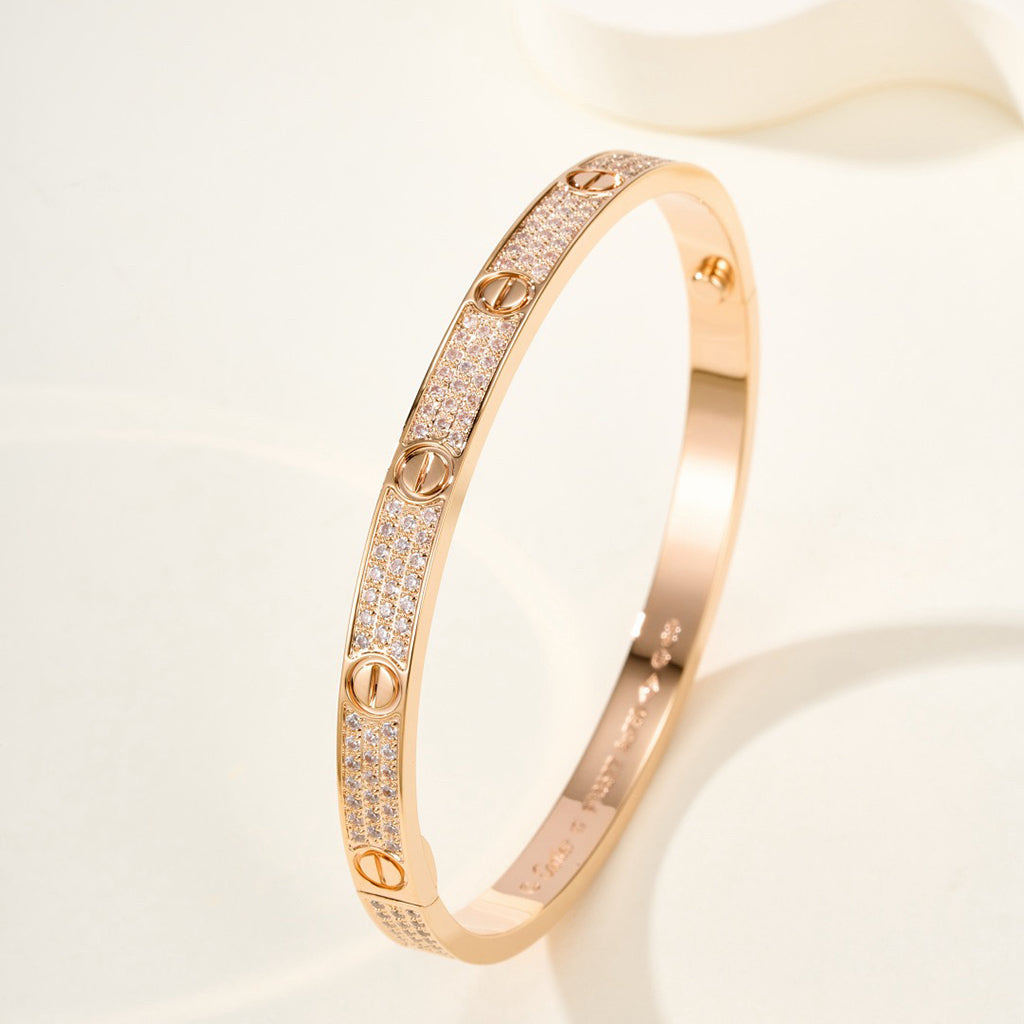 [Kincade]LOVE BRACELET 4.8MM DIAMOND-PAVED