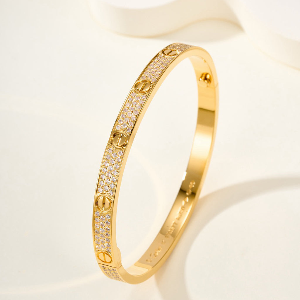 [Kincade]LOVE BRACELET 4.8MM DIAMOND-PAVED