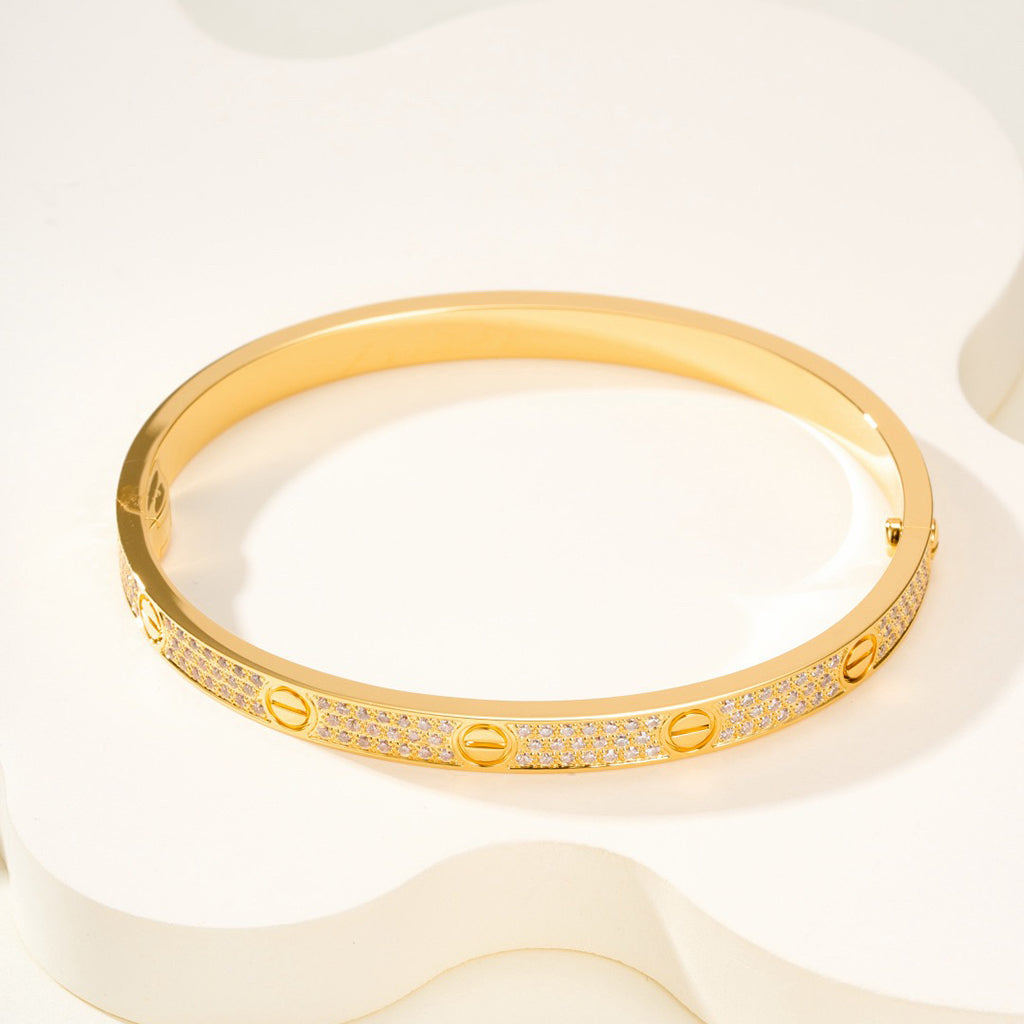 [Kincade]LOVE BRACELET 4.8MM DIAMOND-PAVED