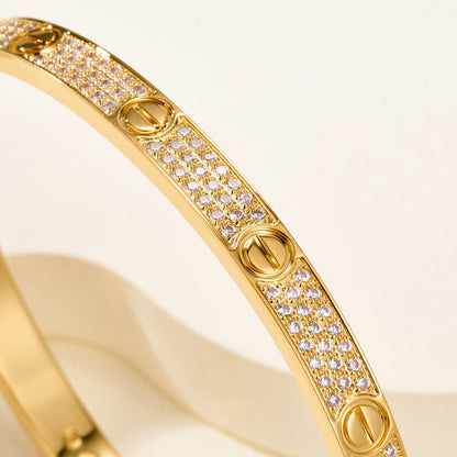 [Kincade]LOVE BRACELET 4.8MM DIAMOND-PAVED
