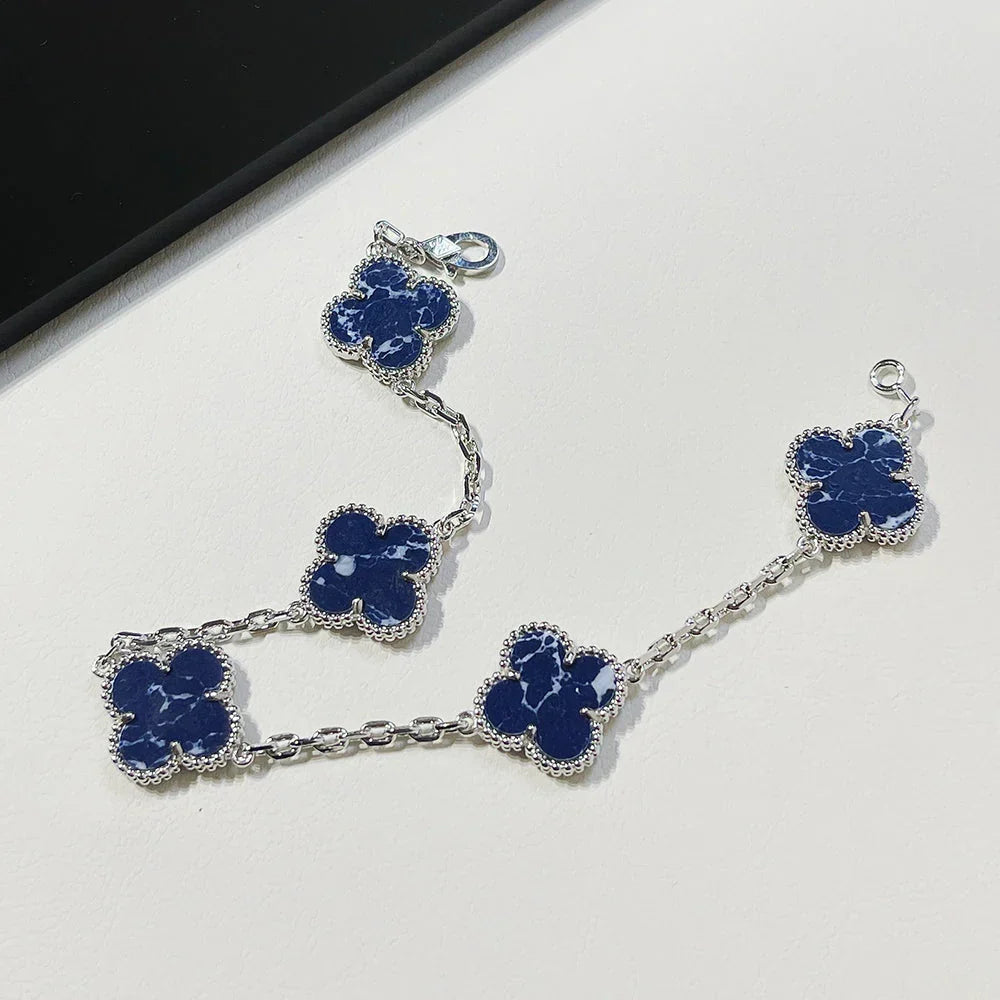 [Kincade]CLOVER 5 MOTIF PIETERSITE BRACELET COLLECTION
