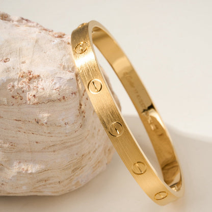 [Kincade]LOVE BRACELET 6.1MM BRUSHED