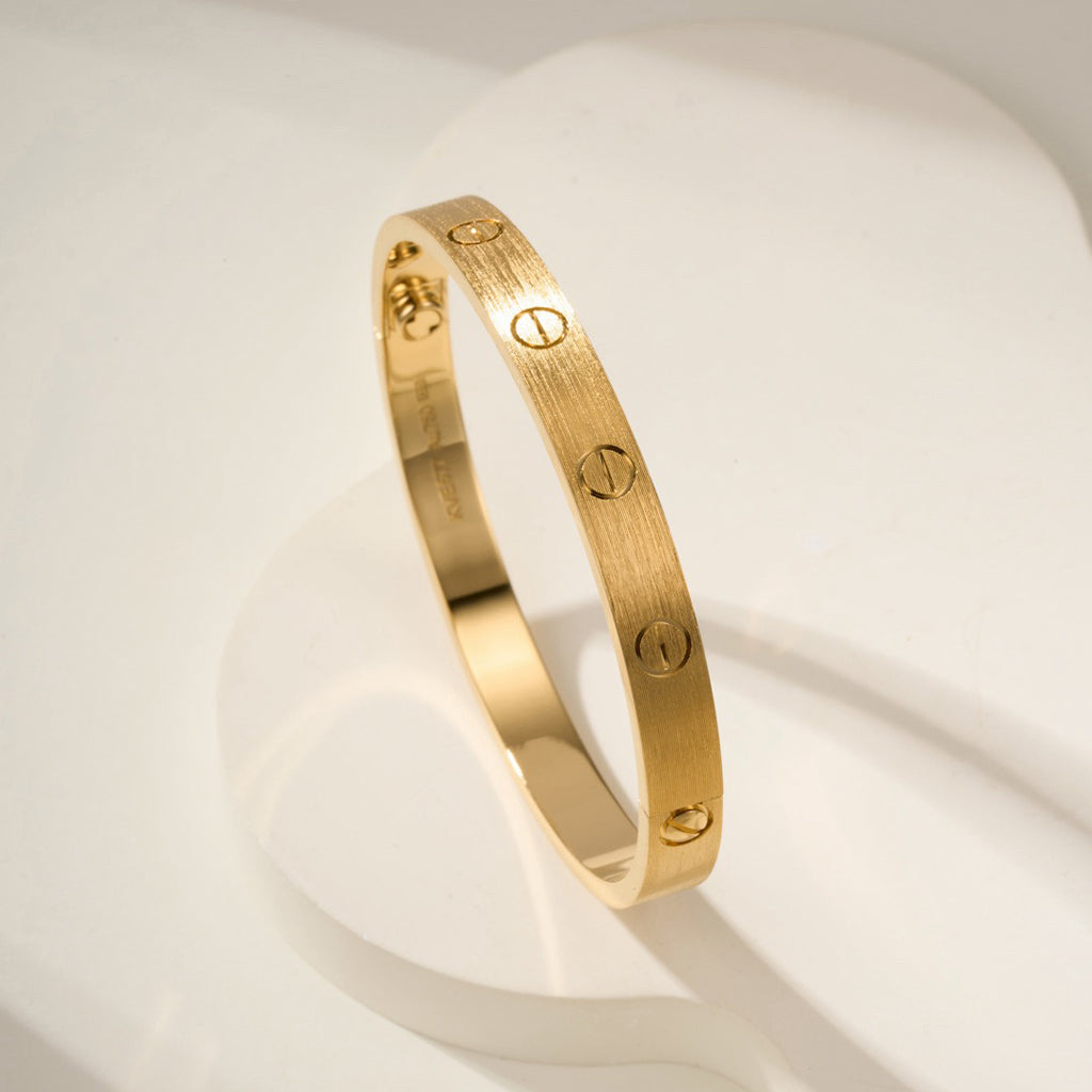 [Kincade]LOVE BRACELET 6.1MM BRUSHED