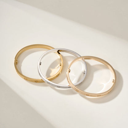 [Kincade]LOVE BRACELET 6.1MM BRUSHED