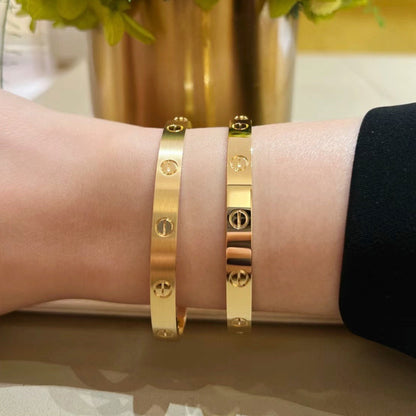 [Kincade]LOVE BRACELET 6.1MM BRUSHED
