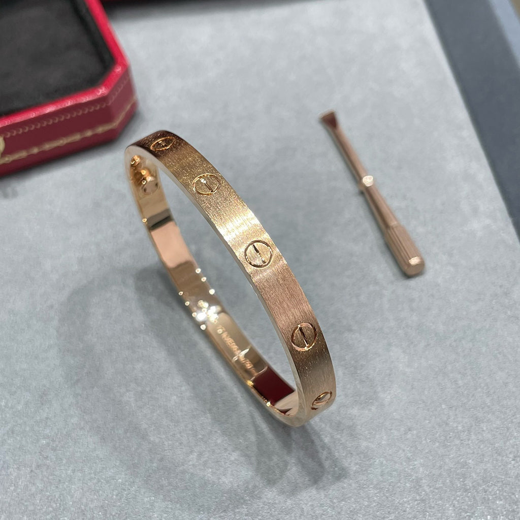 [Kincade]LOVE BRACELET 6.1MM BRUSHED