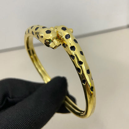 [Kincade]PANTHERE DOUBLE HEADED OPEN BRACELET