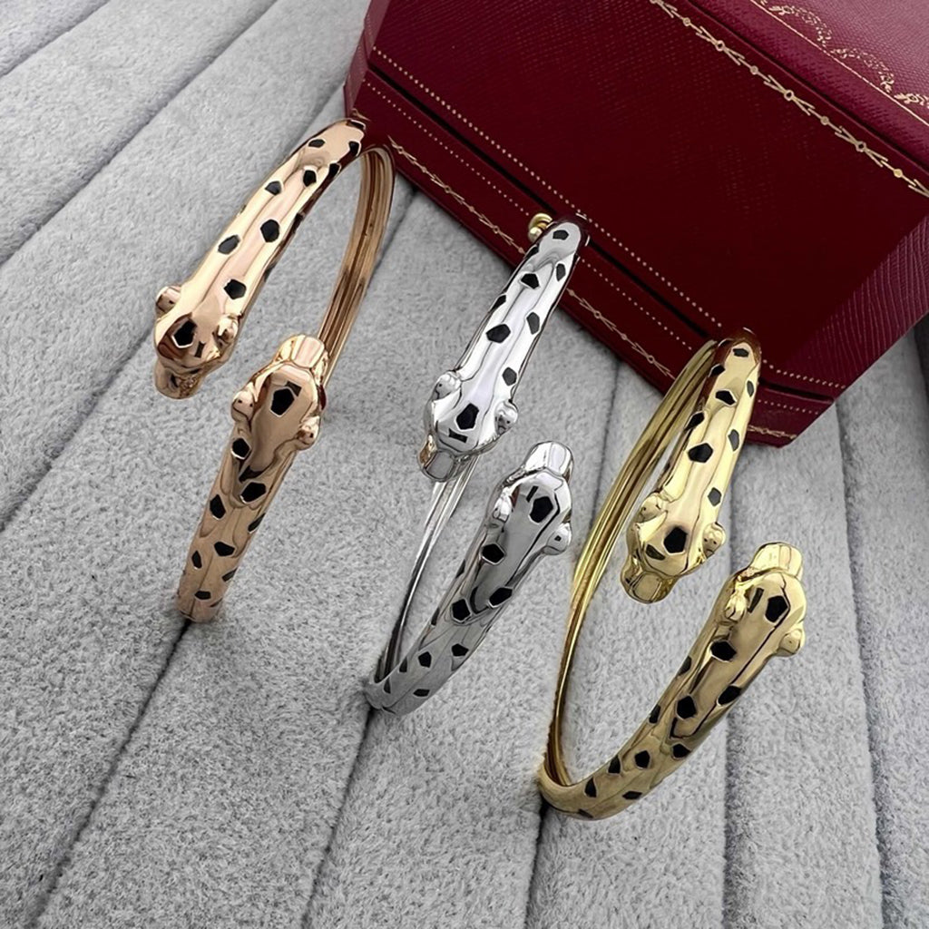 [Kincade]PANTHERE DOUBLE HEADED OPEN BRACELET