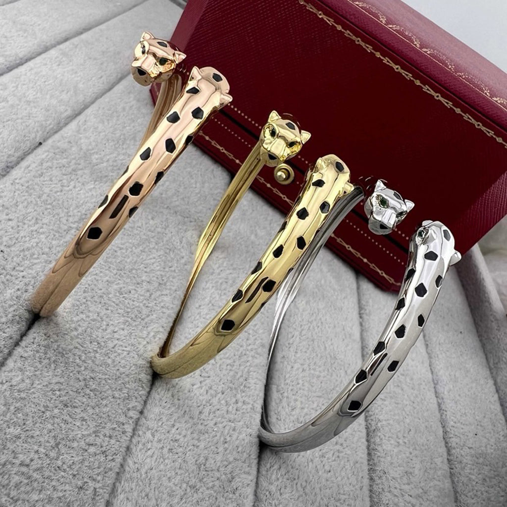 [Kincade]PANTHERE DOUBLE HEADED OPEN BRACELET