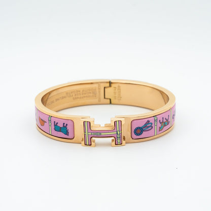 [Kincade Jewelrys]H PINK GOLD BRACELET PINK CERAMIC