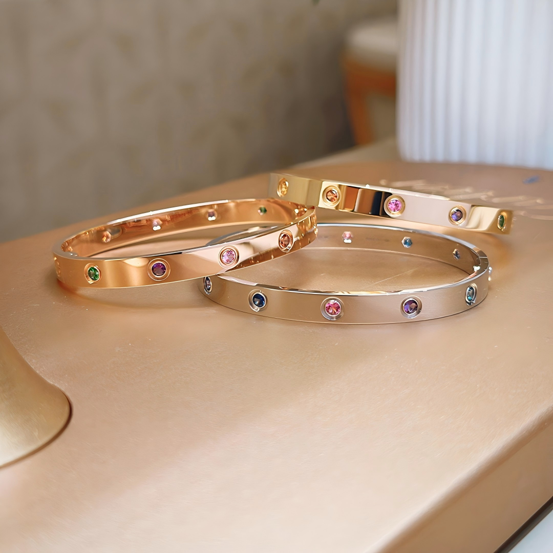 [Kincade] PULSERA AMOR ARCOÍRIS 2026 6,1 MM 10 DIAMANTES