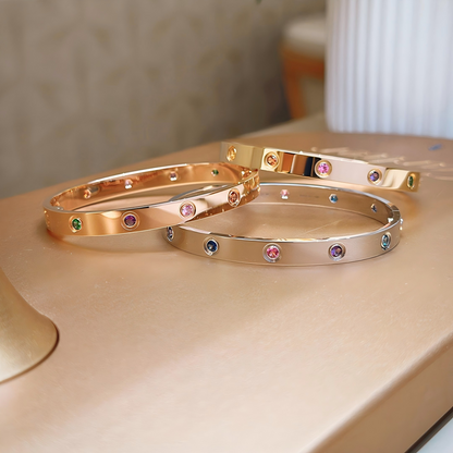 [Kincade] PULSERA AMOR ARCOÍRIS 2026 6,1 MM 10 DIAMANTES