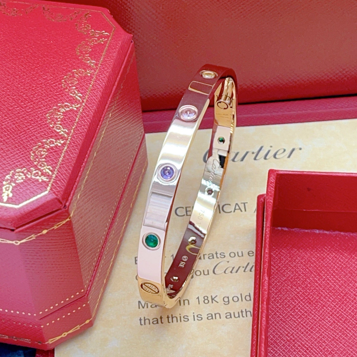 [Kincade] PULSERA AMOR ARCOÍRIS 2026 6,1 MM 10 DIAMANTES
