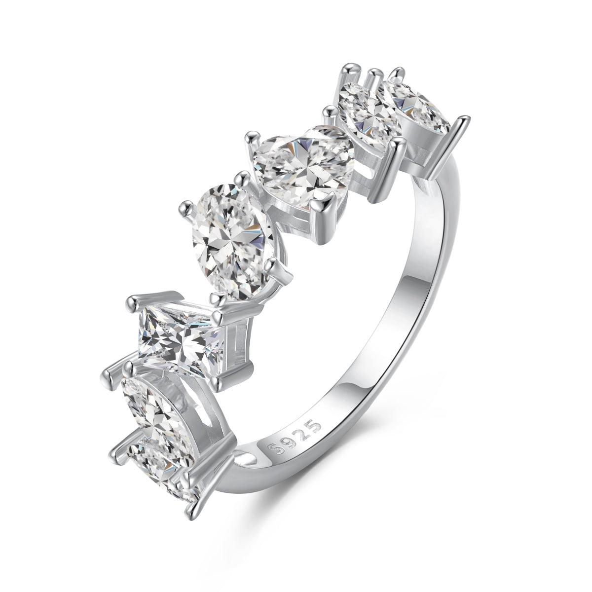 [Kincade Jewelrys]Delicate Multi Cut Ring