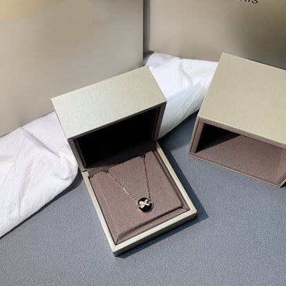 [Kincade Jewelrys]JEUX DE PINK GOLD DIAMOND NECKLACE