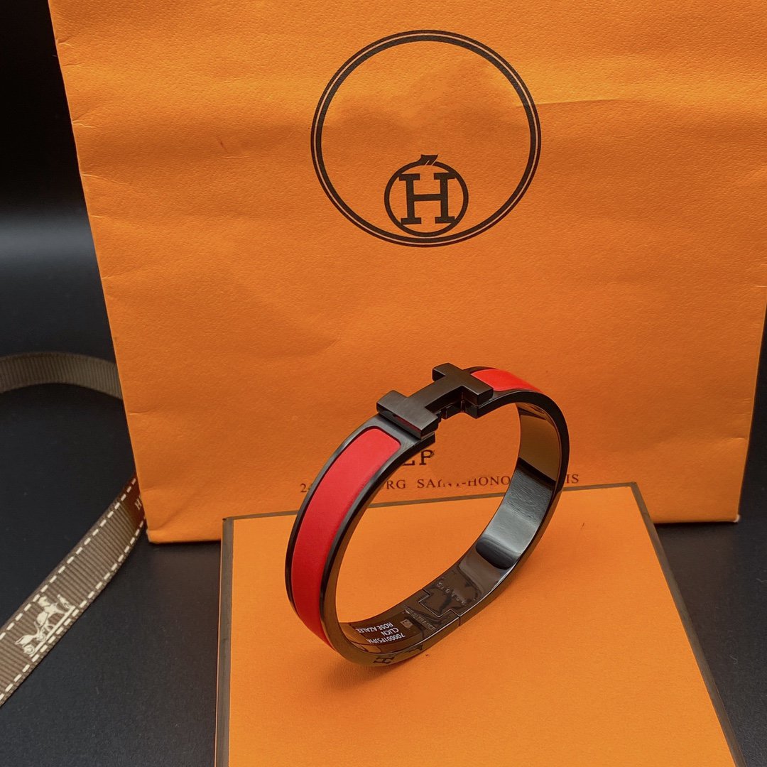 [Kincade Jewelrys]CLIC HM SO BLACK RED BRACELET