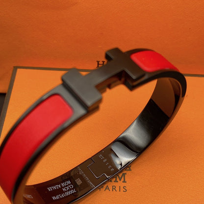 [Kincade Jewelrys]CLIC HM SO BLACK RED BRACELET