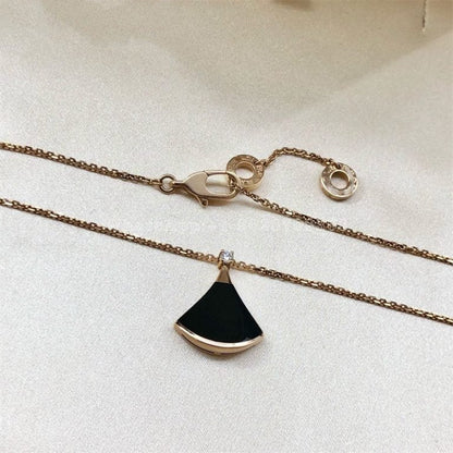 [Kincade Jewelrys]DREAM NECKLACE ONYX 1 DIAMOND