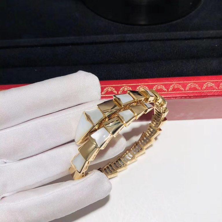 [Kincade Jewelrys]SERPENTI BRACELET MOP GOLD