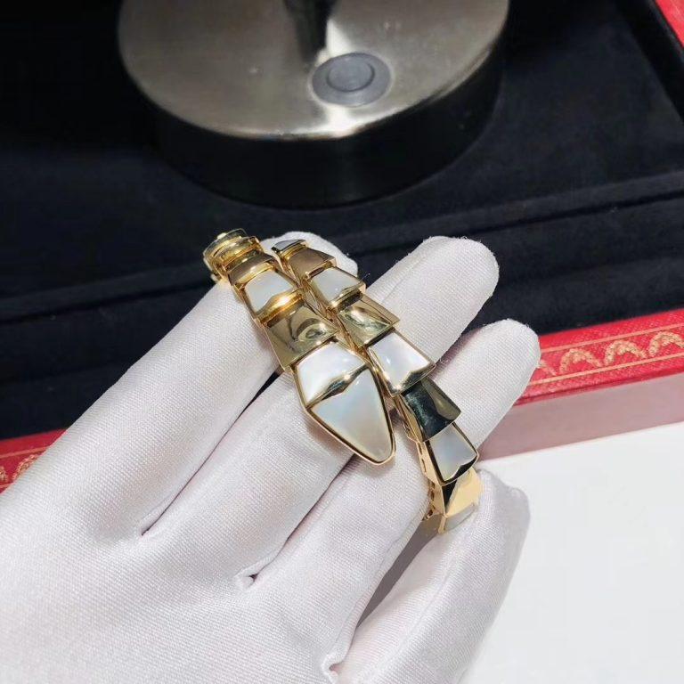 [Kincade Jewelrys]SERPENTI BRACELET MOP GOLD