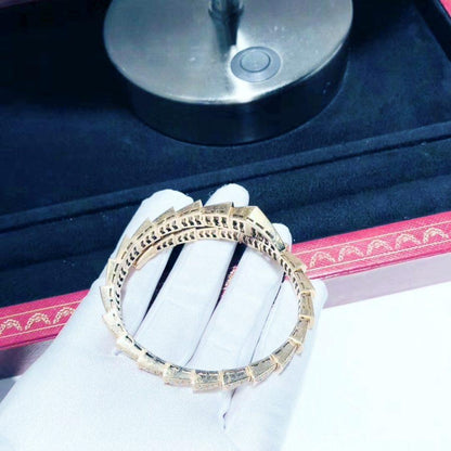 [Kincade Jewelrys]SERPENTI BRACELET 8MM PINK GOLD DIAMOND