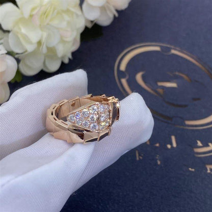 [Kincade Jewelrys]SERPENTI RING PINK GOLD DIAMOND