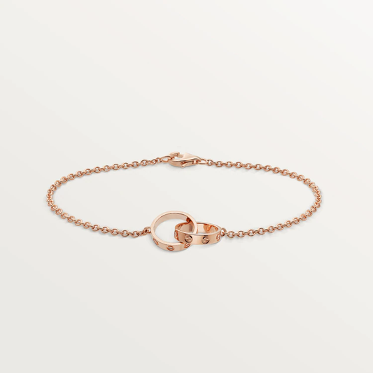[Kincade Jewelrys]LOVE BRACELET DOUBLE RING