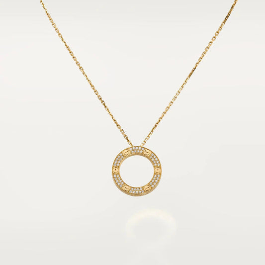 [Kincade Jewelrys]LOVE NECKLACE ADJUSTABLE ROSE GOLD