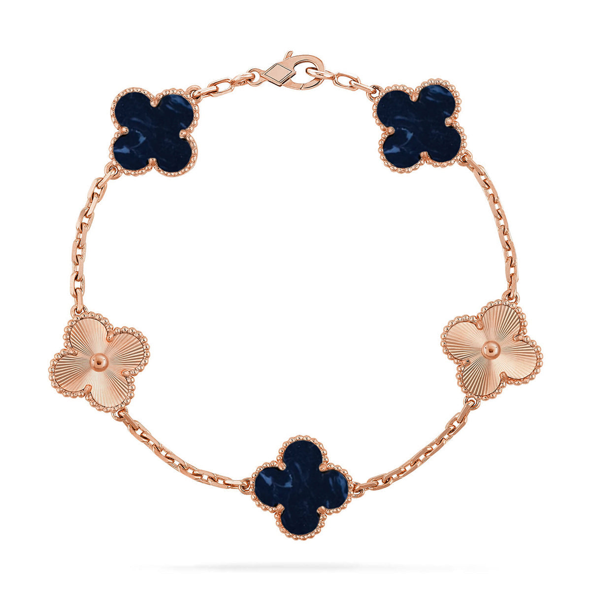 [Kincade]CLOVER 5 MOTIF PIETERSITE BRACELET COLLECTION