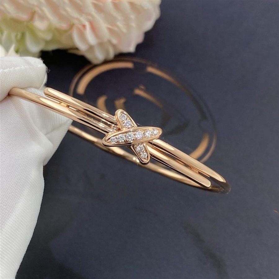 [Kincade Jewelrys]JEUX DE BRACELET PINK GOLD DIAMONDS