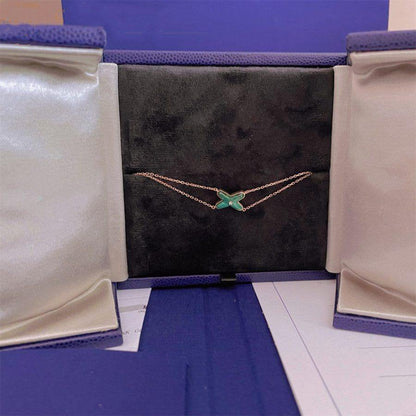 [Kincade Jewelrys]JEUX BRACELET MALACHITE PINK GOLD 1 DIAMOND