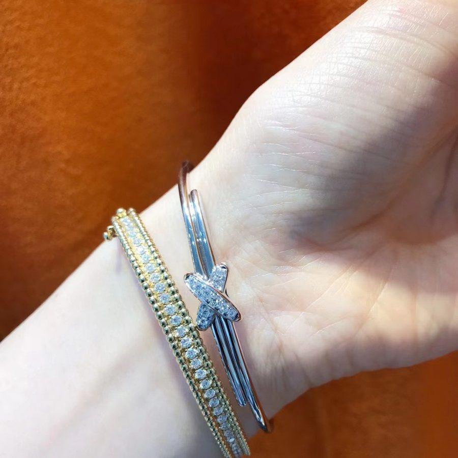 [Kincade Jewelrys]JEUX DE BRACELET SILVER DIAMONDS