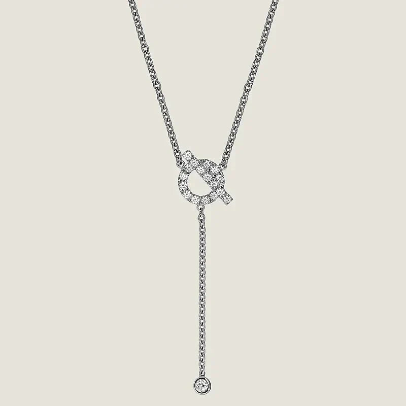 [Kincade Jewelrys]FINESSE SILVER DIAMOND NECKLACE