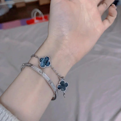 [Kincade]CLOVER 5 MOTIF PIETERSITE BRACELET COLLECTION