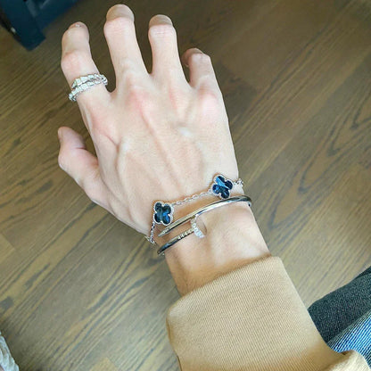 [Kincade]CLOVER 5 MOTIF PIETERSITE BRACELET COLLECTION