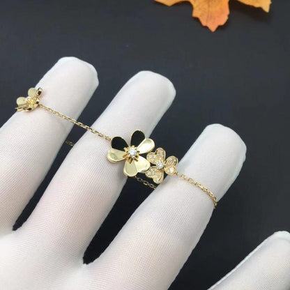 [Kincade Jewelrys]FRIVOLE GOLD 5 FLOWERS BRACELET