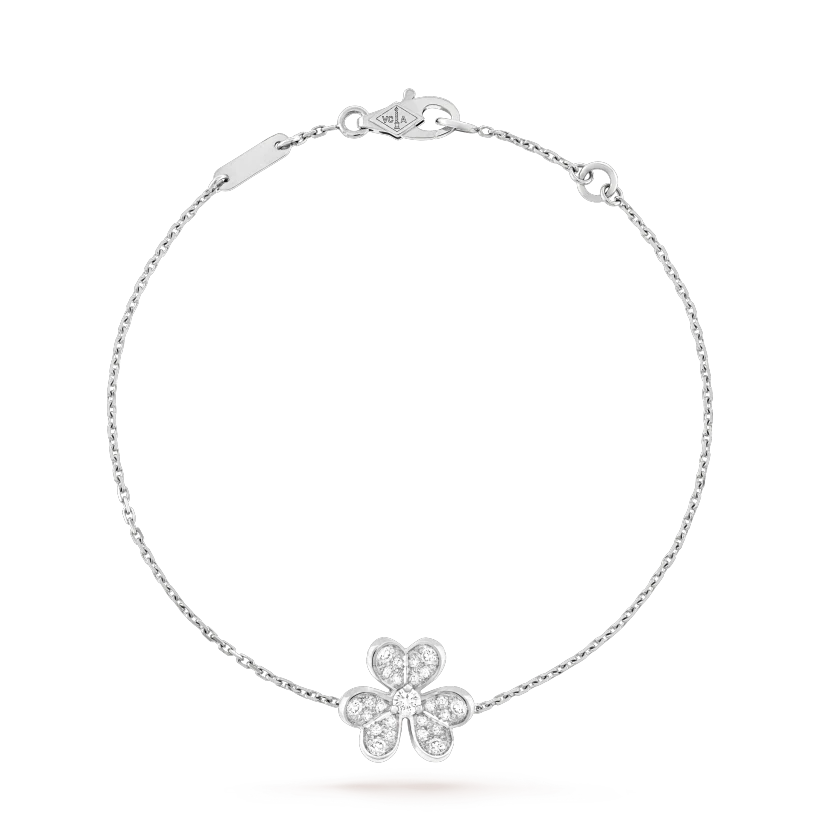 [Kincade Jewelrys]FRIVOLE SILVER FLOWER DIAMOND BRACELET