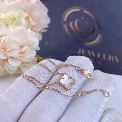 [Kincade Jewelrys]CLOVER WHITE MOP SINGLE FLOWER BRACELET