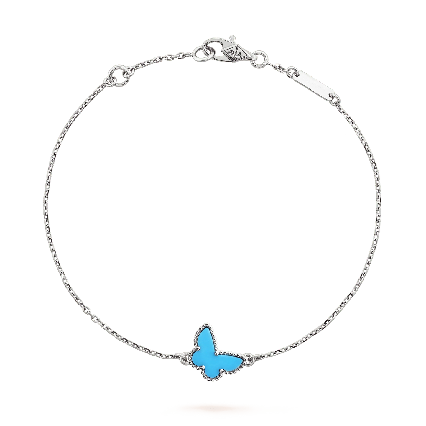 [Kincade Jewelrys]BUTTERFLY TURQUOISE BUTTERFLY BRACELET SILVER