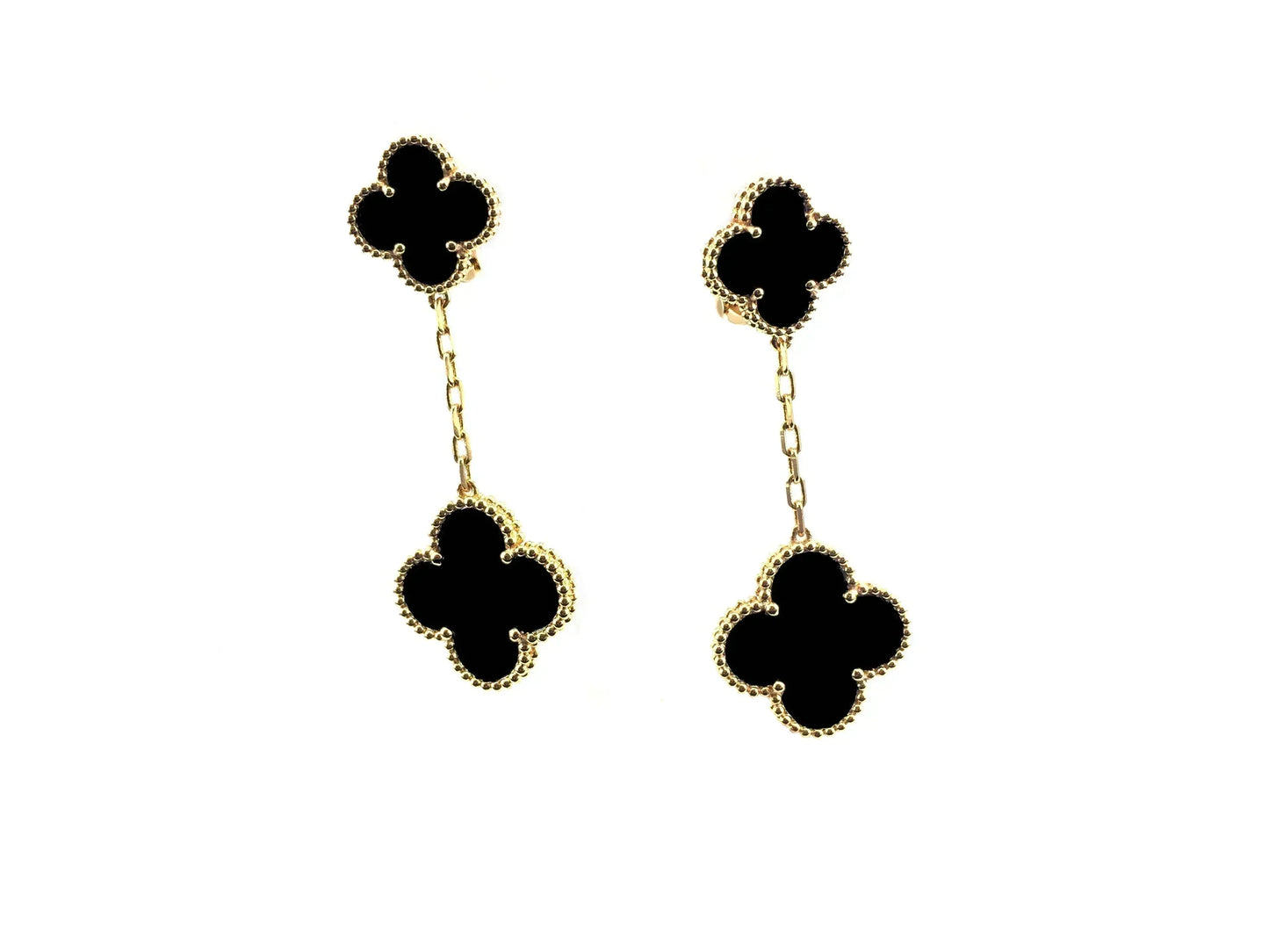 [Kincade Jewelrys]CLOVER 2 MOTIFS  EARRINGS (MULTIPLE CHOICESC